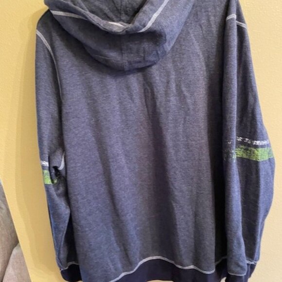 Seattle Seahawks Hooded Sweatshirt, Heathered Blue, 2X - Picture 5 of 5
